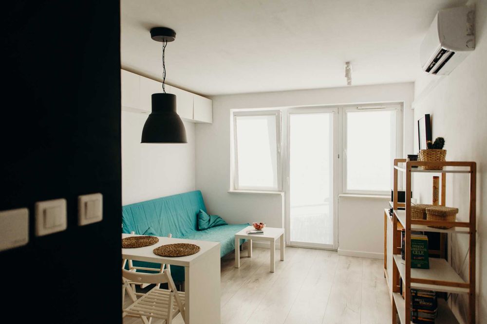 Jasne przestronne nowoczesne 34m z klimatyzacją bez kosztów ogrzewania