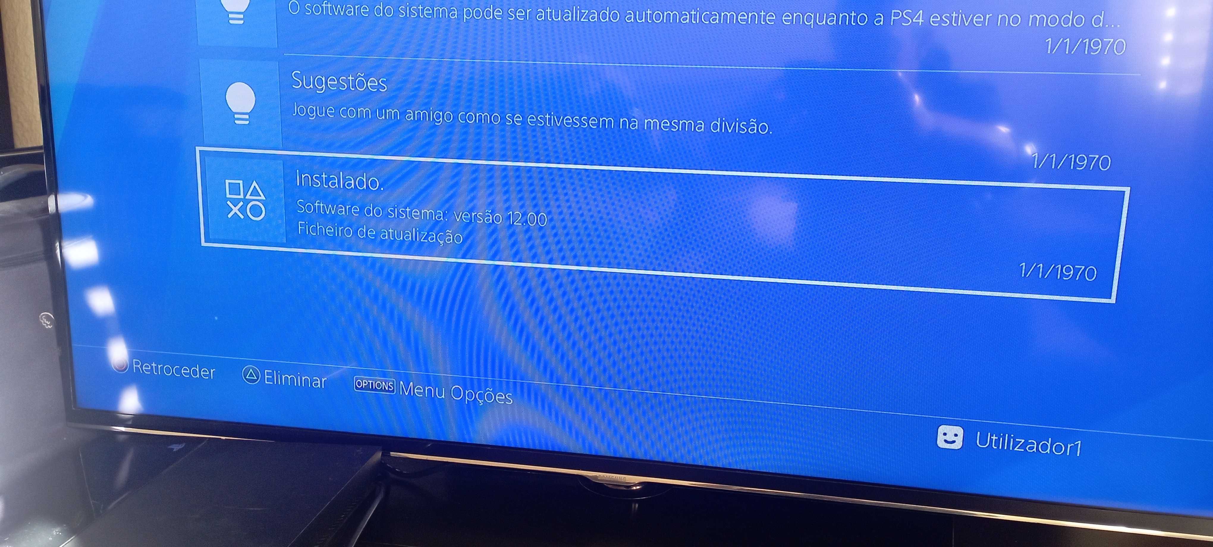 Consola ps4 sem comando