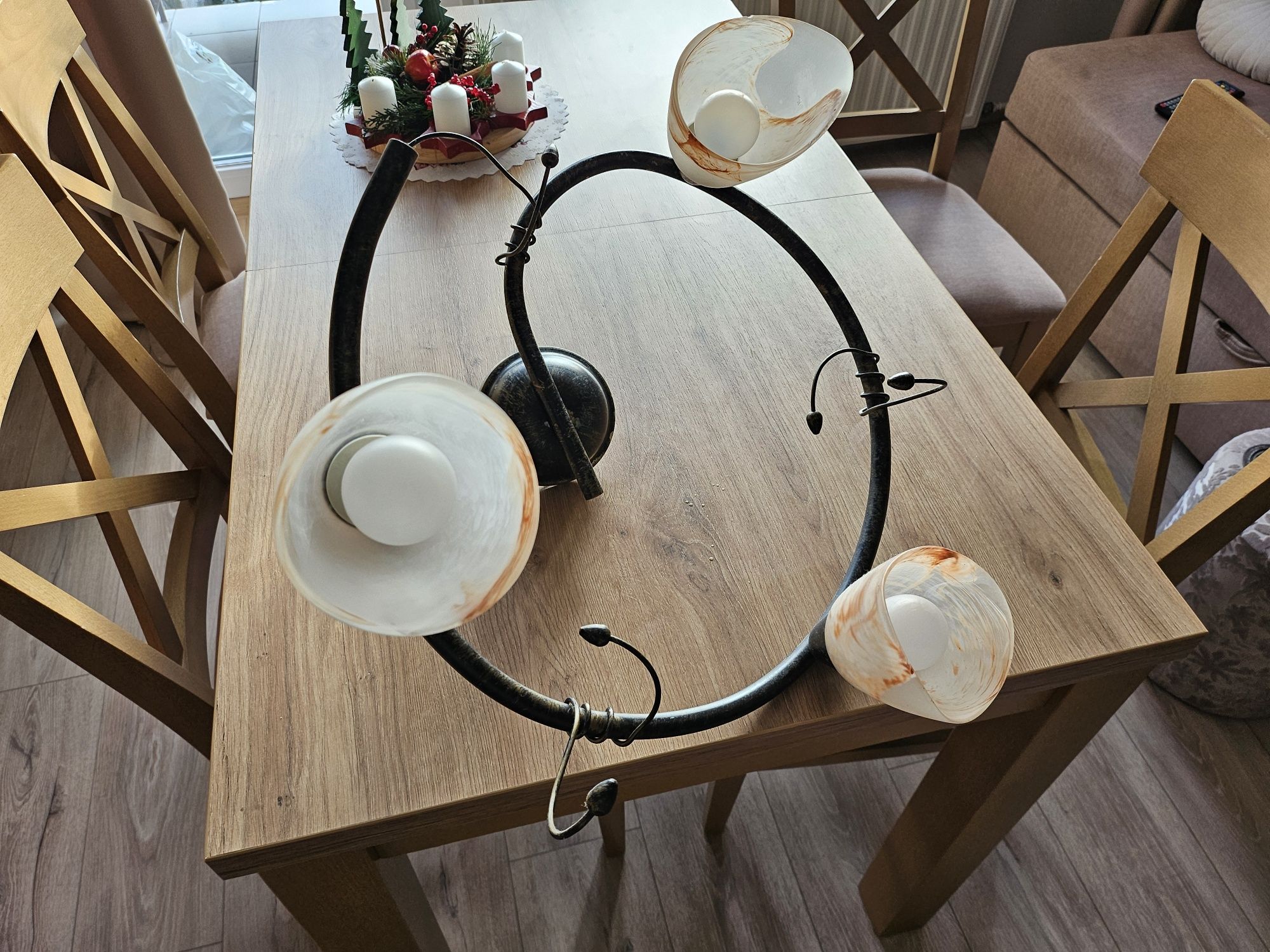 Lampa wisząca stojąca koplet