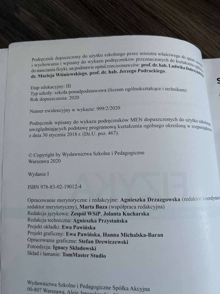 Fizyka 2 WSiP Podręcznik liceum i technikum
