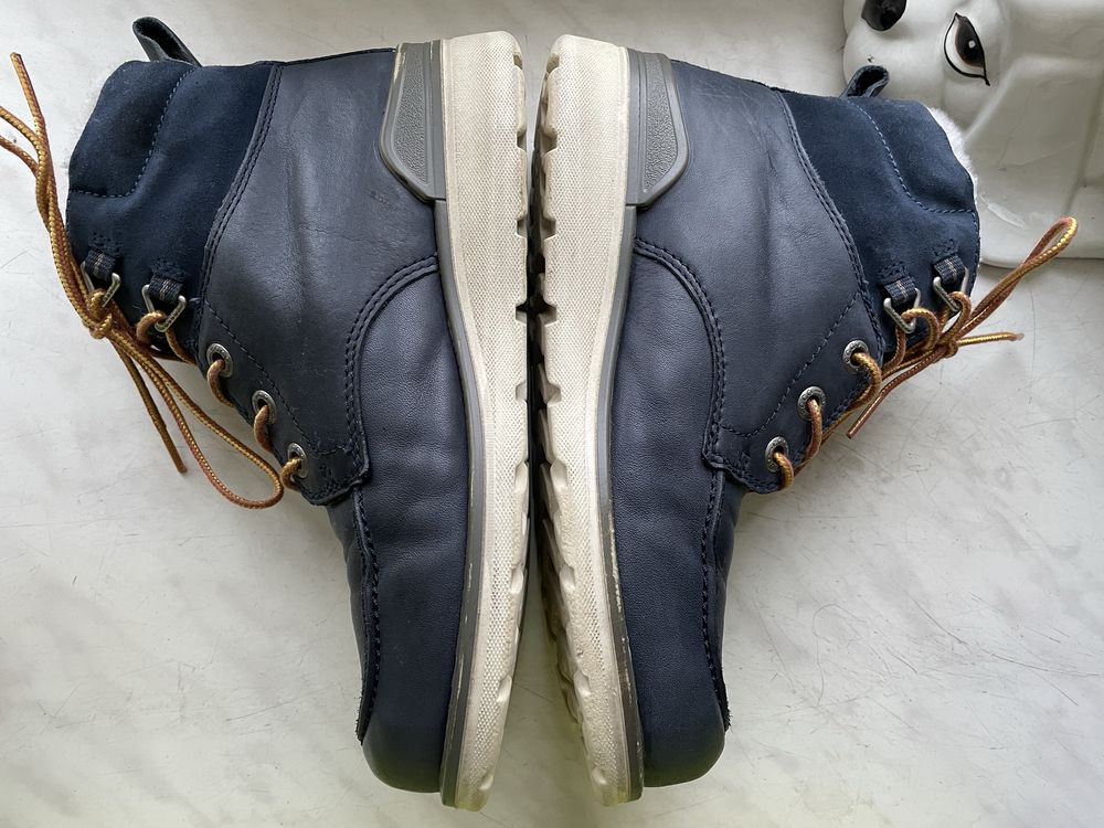 Кожаные зимние ботинки Ecco Gore-tex 39 р