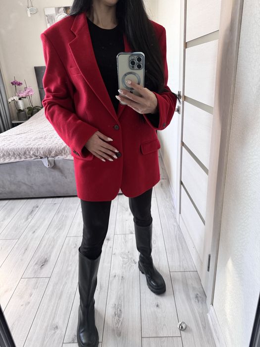 Шерстяний піджак пальто, підійде на с-м