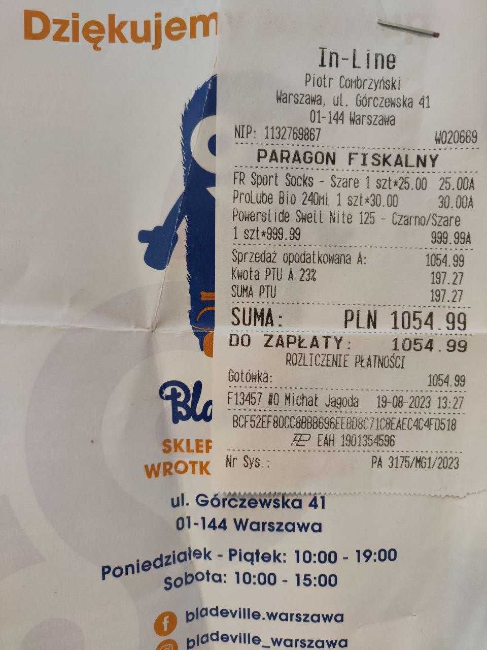 Rolki Powerslide Swell Nite (rozmiar 39, kółki 125mm/85A)