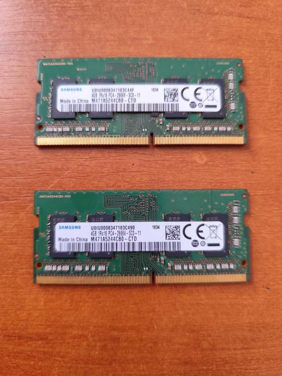 SSD M2 Micron 256gb та оперативна пам'ять Samsung 4gb ddr4-sodimm