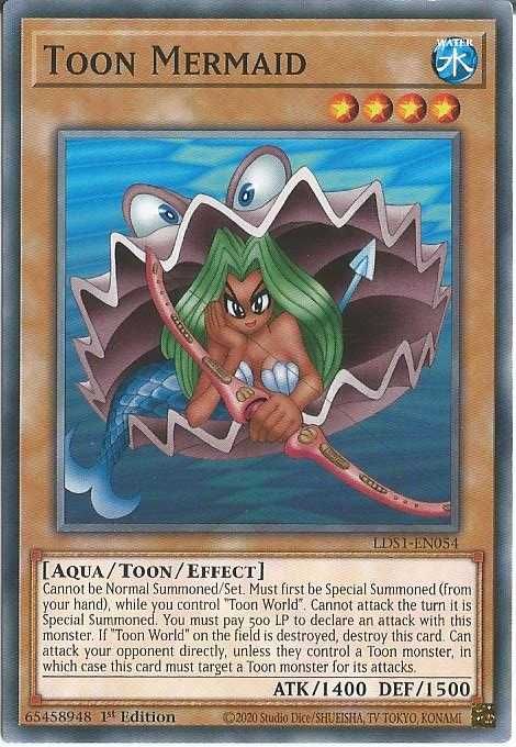 Karta YUGIOH Toon Mermaid