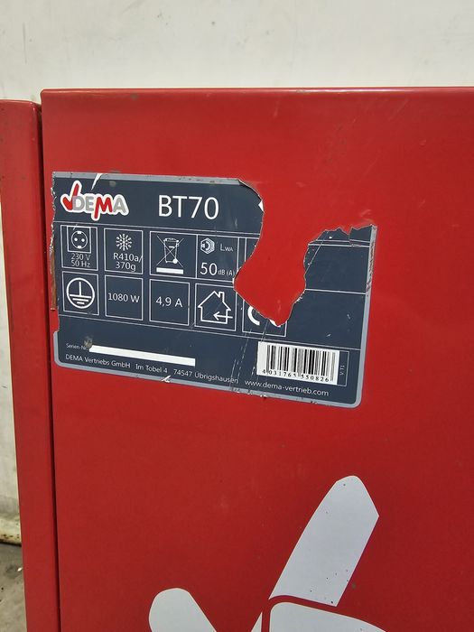 50л/доба.Осушувач повітря/осушитель водуха DEMA BT70