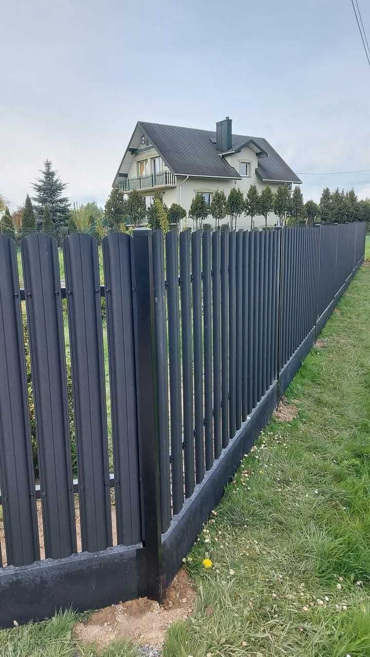 SZTACHETA METALOWA sztachetka montaż ogrodzeń ogrodzenie ogrodzenia