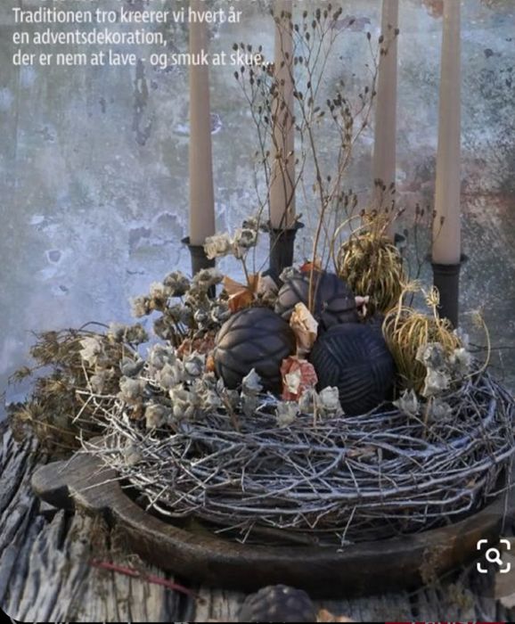 Wieniec adwentowy naturalny