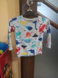 Bluza piżama welurowa Dinozaury 86 92