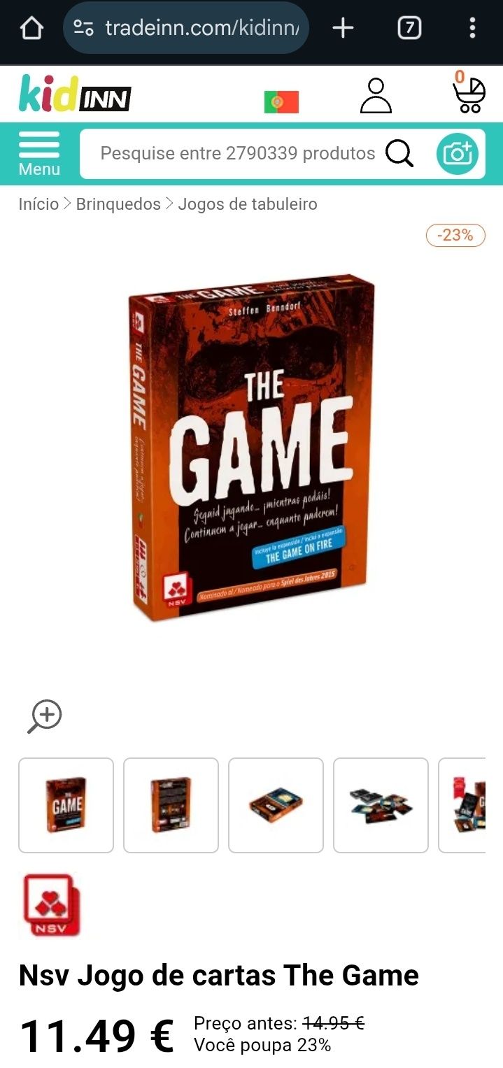Jogo de cartas The Game