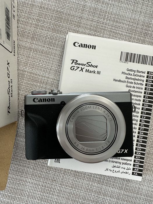 Фотоапарат Canon PowerShot G7 X Mark III 3 Silver