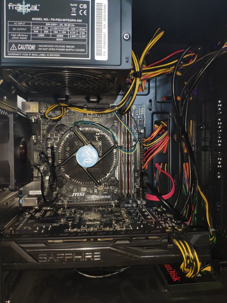 Rezerwacja MSI H310M PRO-VDH PLUS Intel 9th i3-9100 4x4Ghz + 8GB DDR4