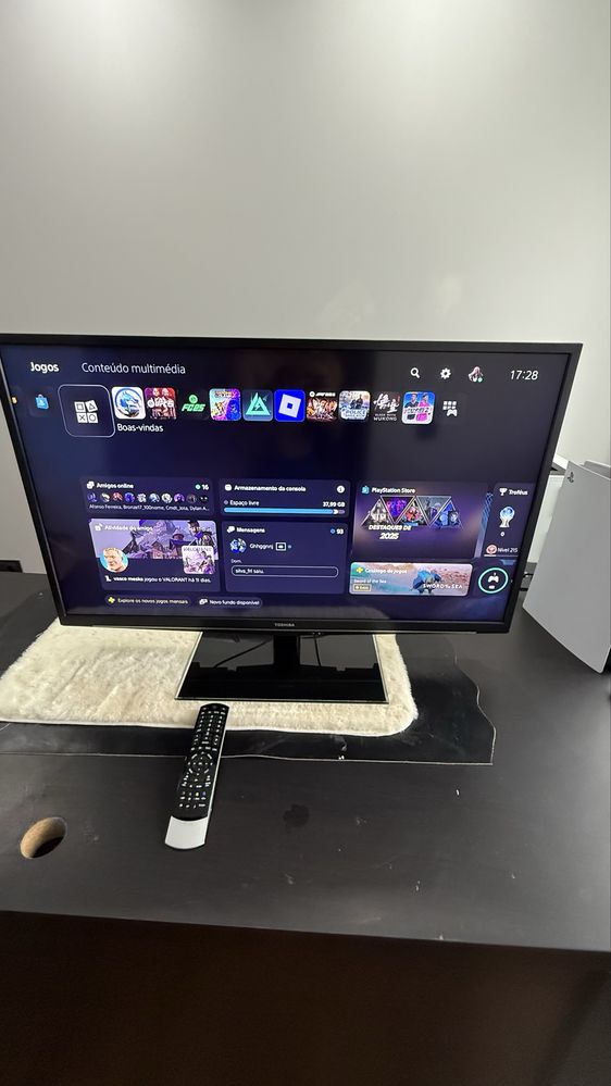 Tv toshiba 42 polegadas com comando a funcionar 100%
