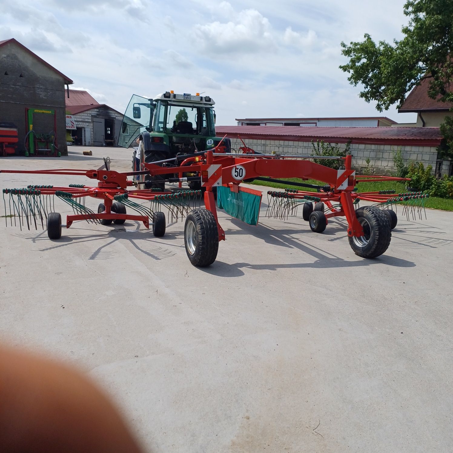 Zgrabiarka zamiana  kverneland 9472c umowa kupna 2016r krone pottinger