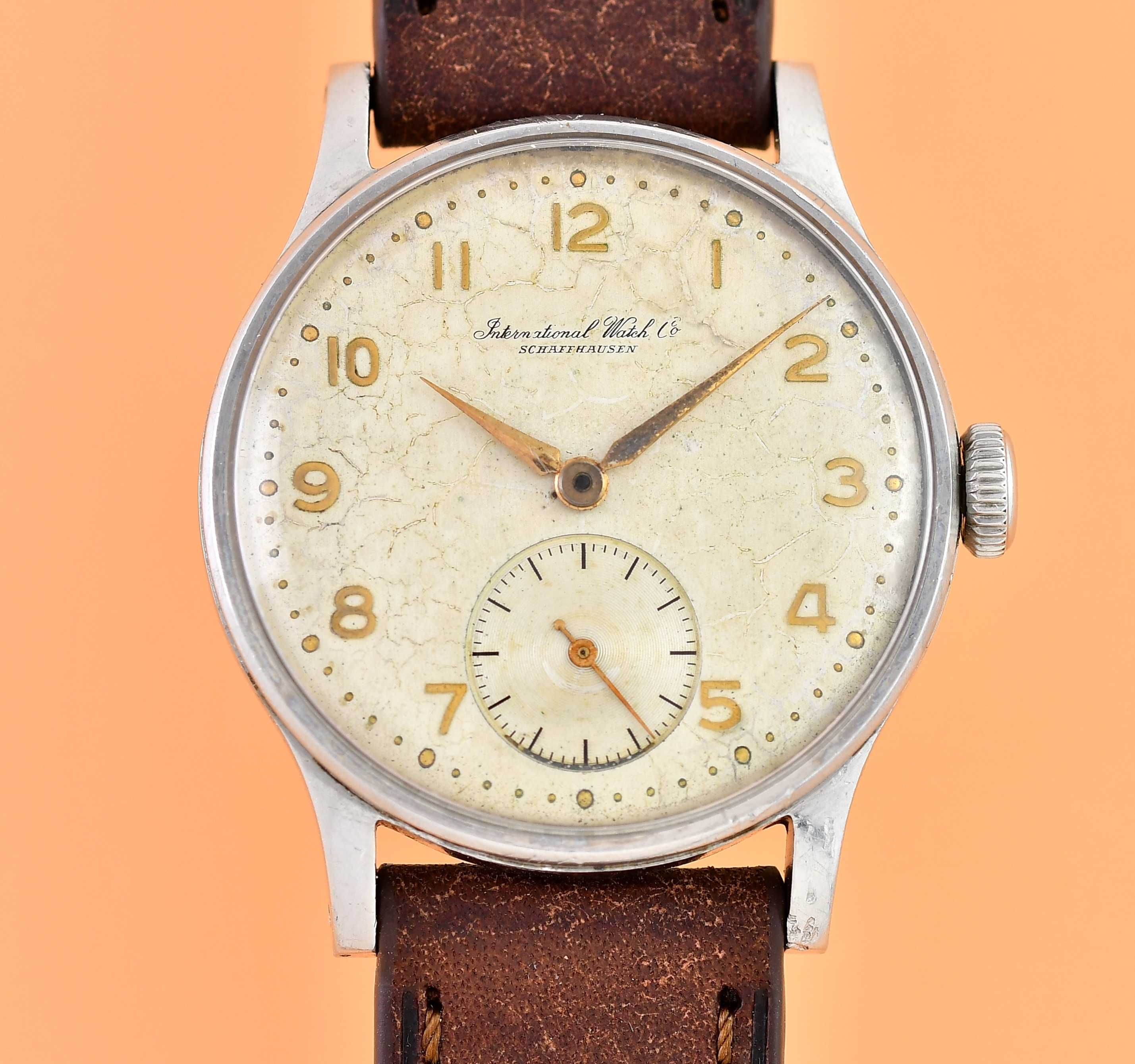 Zegarek vintage IWC Schaffhausen Mechaniczny Cal.88 - Stal - Lata 50'