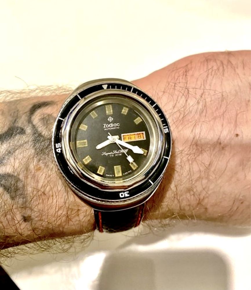 Zegarek Zodiac Super Sea Wolf Vintage 1970