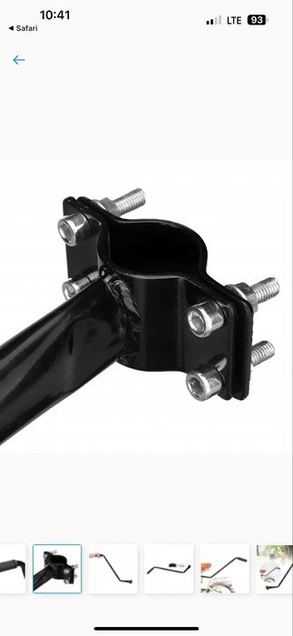 Drążek pchacz prowadnik pałąk  do nauki jazdy na rowerze