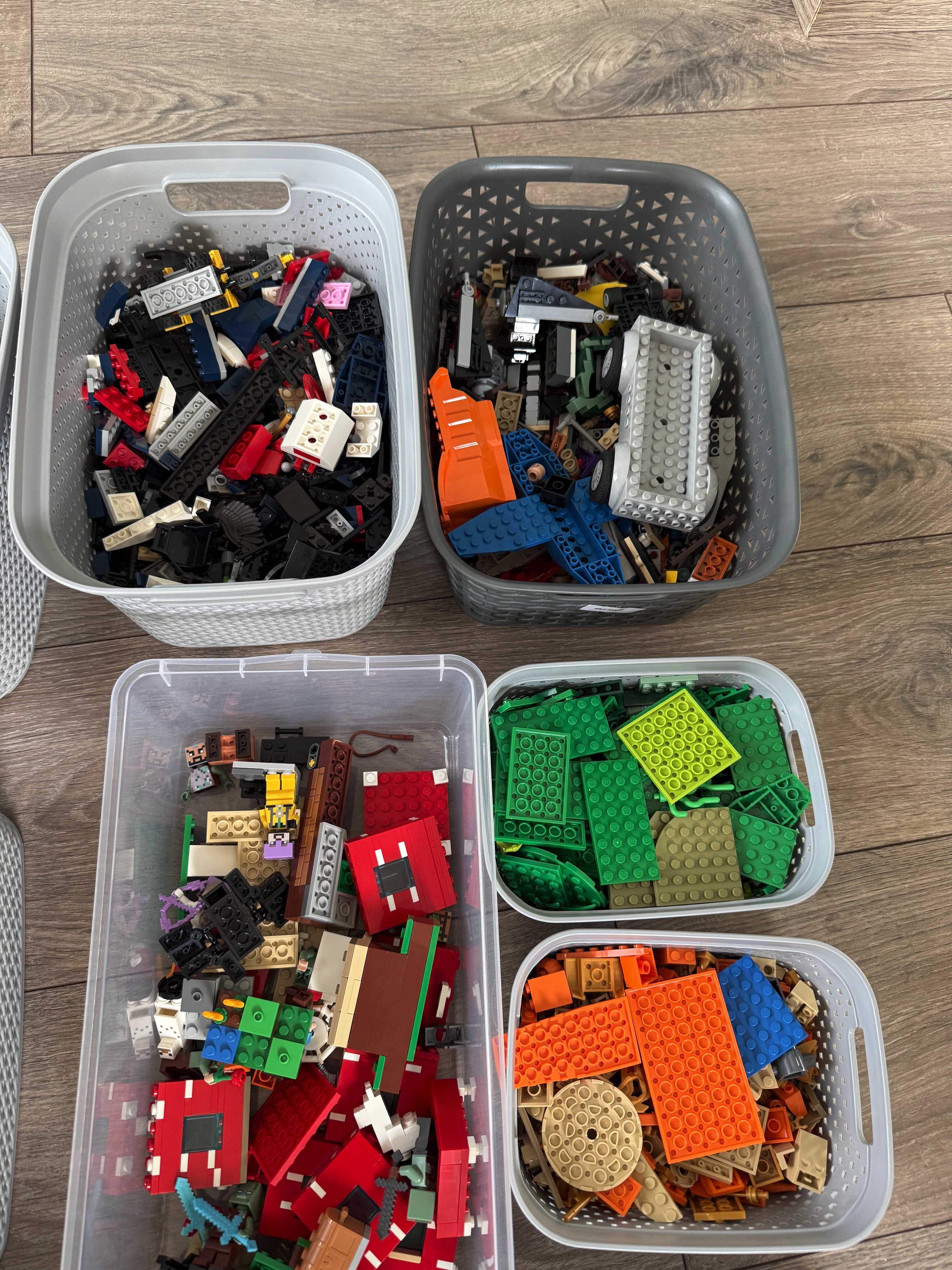LEGO – Kolekcja ponad 6000 klocków! Zestawy z instrukcjami + dodatkowe