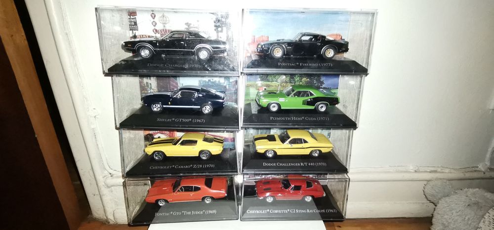 Lote de carros american muscle