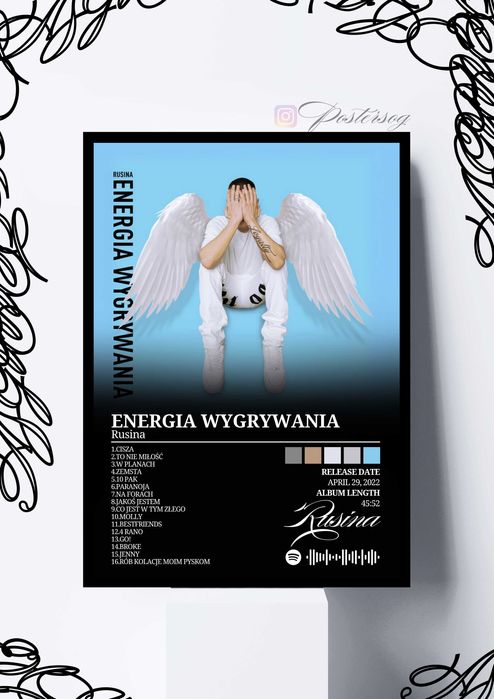 Energia Wygrywania Rusina plakat w ramce obraz a3 ostatnie dni trapped