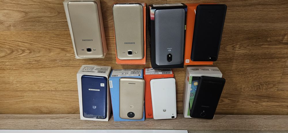 Pakiet telefonów smartfony 8szt. Samsung Huawei motorola redmi