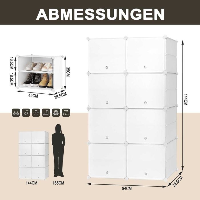 Nowa szafka na buty / regał / półka / organizer / pudełka / WOLTU !K2!