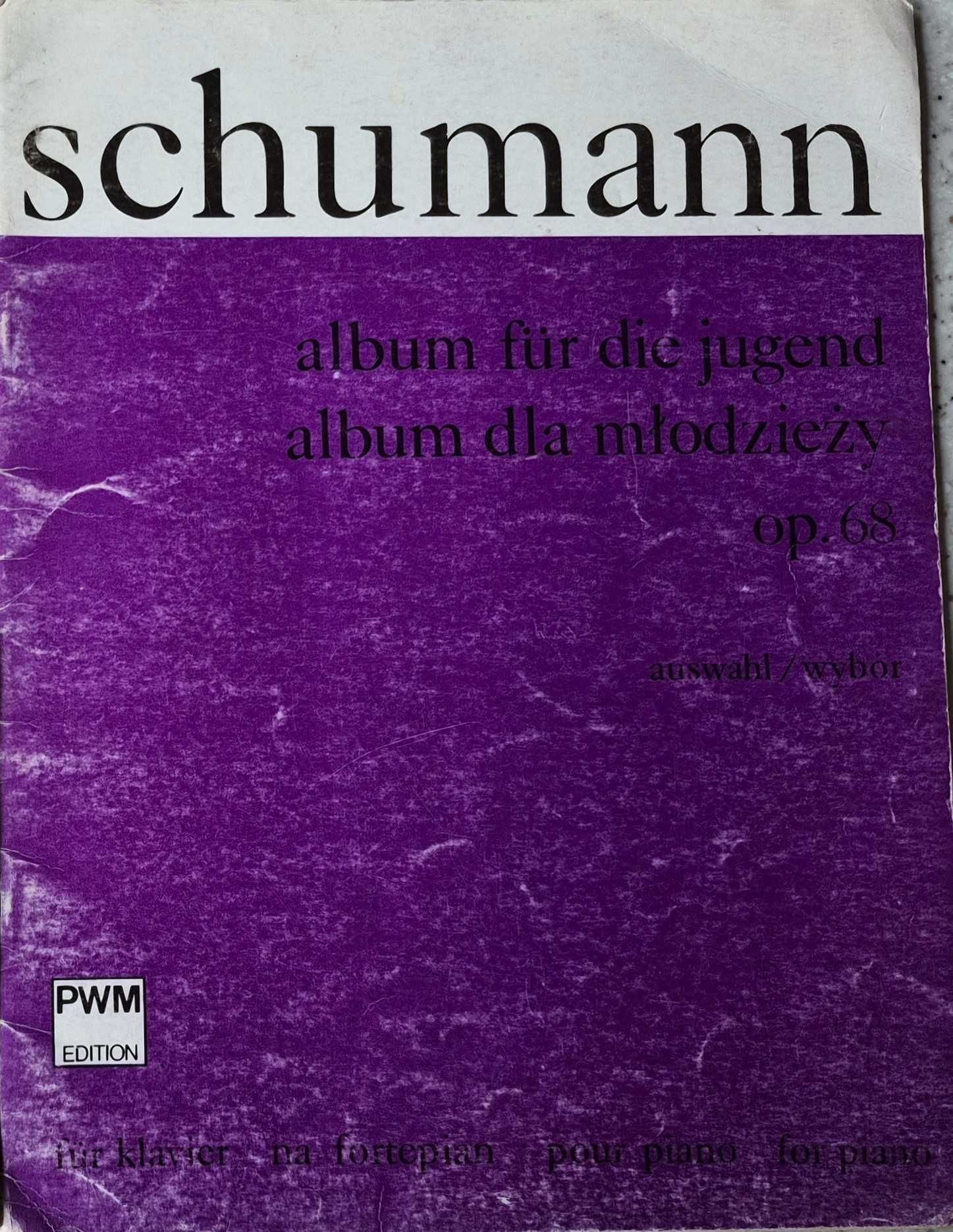 Nuty na fortepian -  Schuman - Album dla młodzieży, op. 68