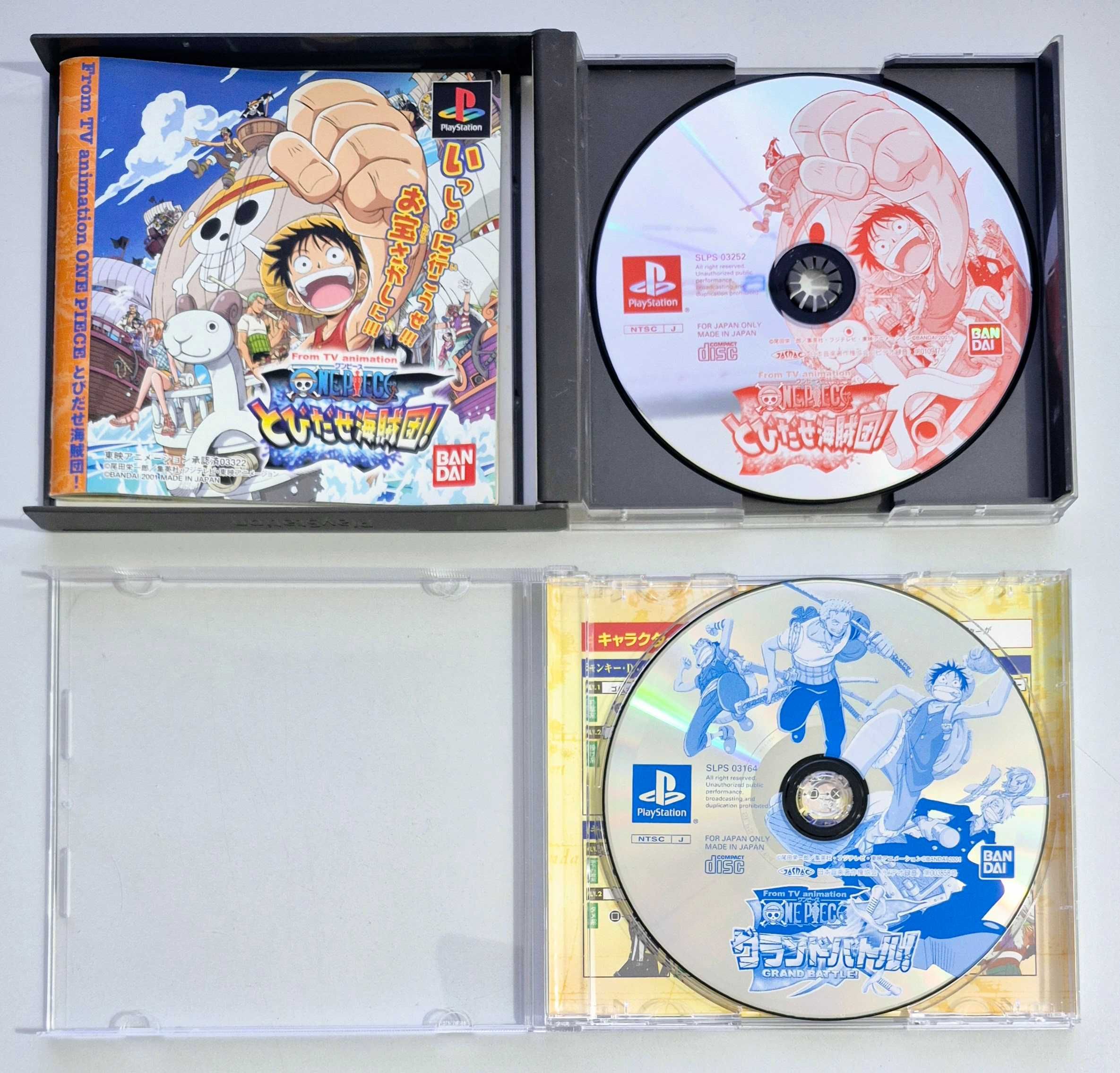 One Piece: Tobidase Kaizokudan! + Grand Battle! / PlayStation [NTSC-J]