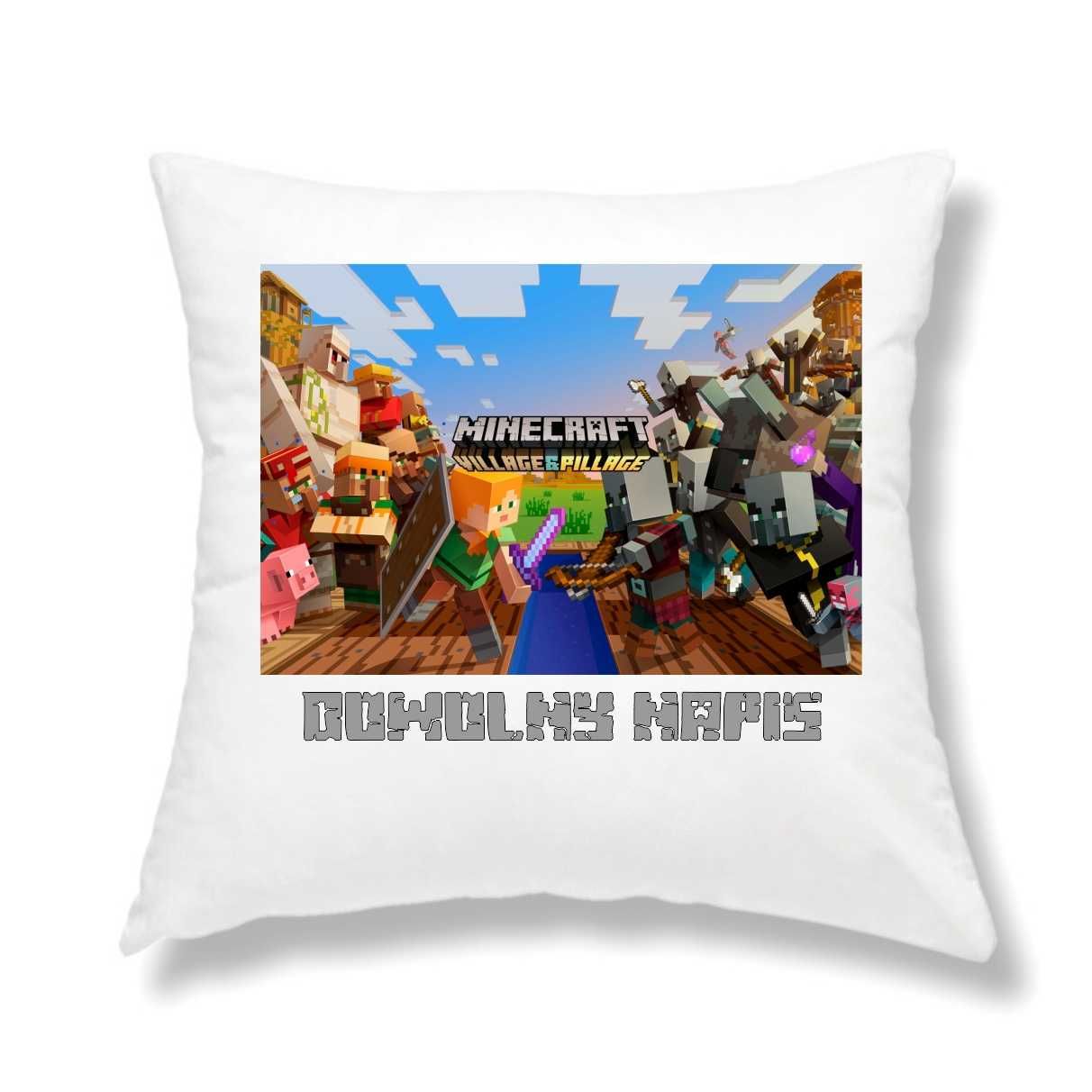 Poduszka MINECRAFT + Dowolny napis - GRATIS