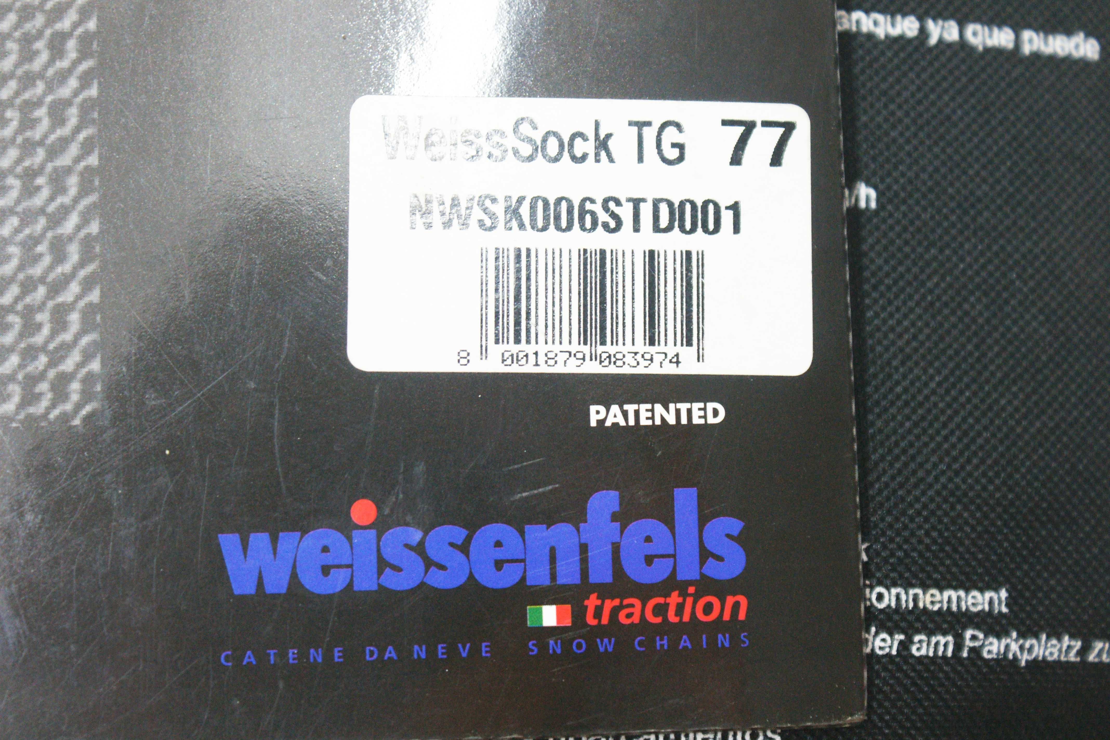 Łańcuchy śniegowe Weissenfels TG77 R13 R14 R15 R16 R17 R18 215/40R17