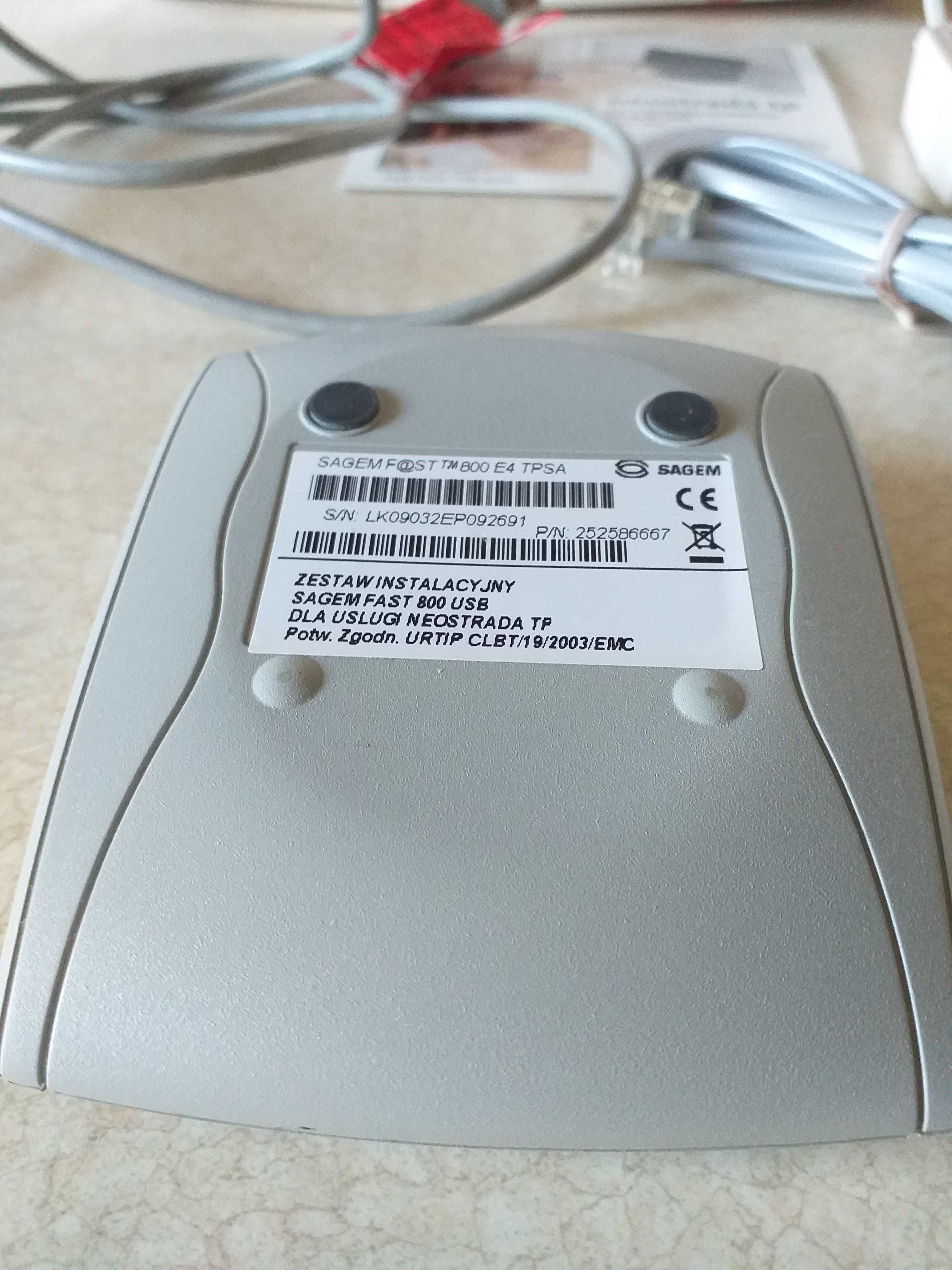 Modem ADSL Sagem Fast 800 USB Neostrada TP Orange