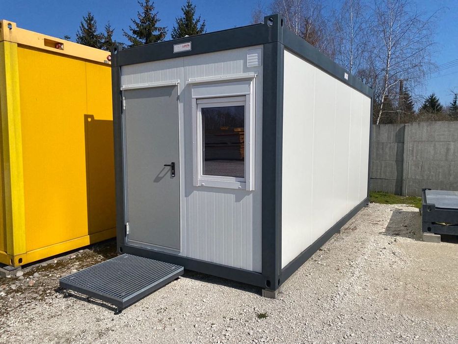Kontener biuro z łazienką socjalny
