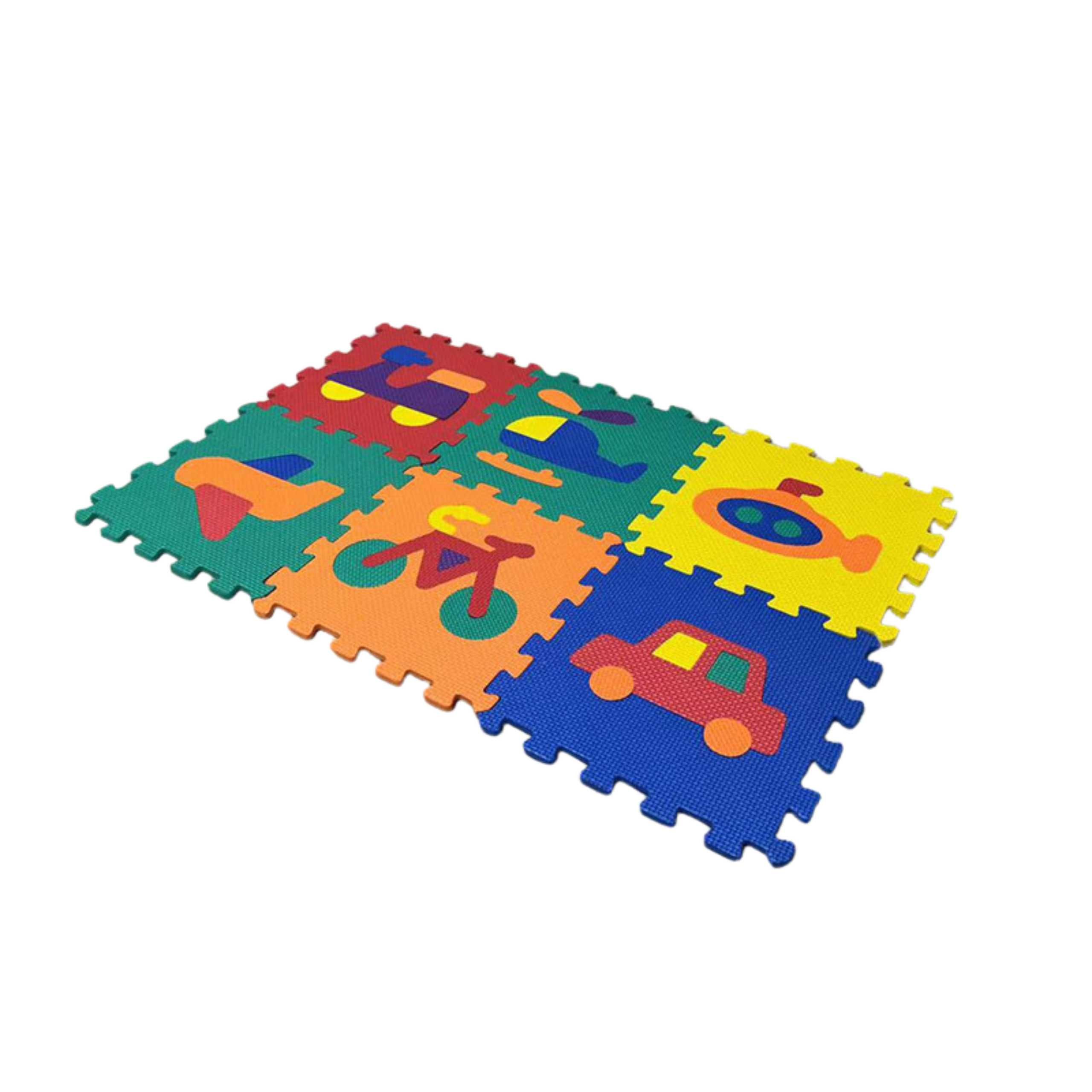 Mata piankowa puzzle piankowe edukacyjna dla dzieci kojec pojazdy