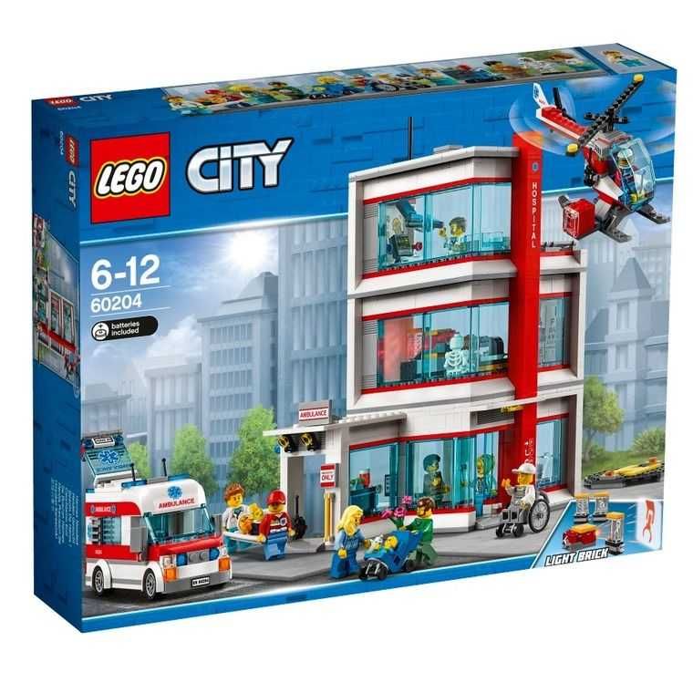 LEGO City Szpital 60204 klocki unikat noey oryginalny