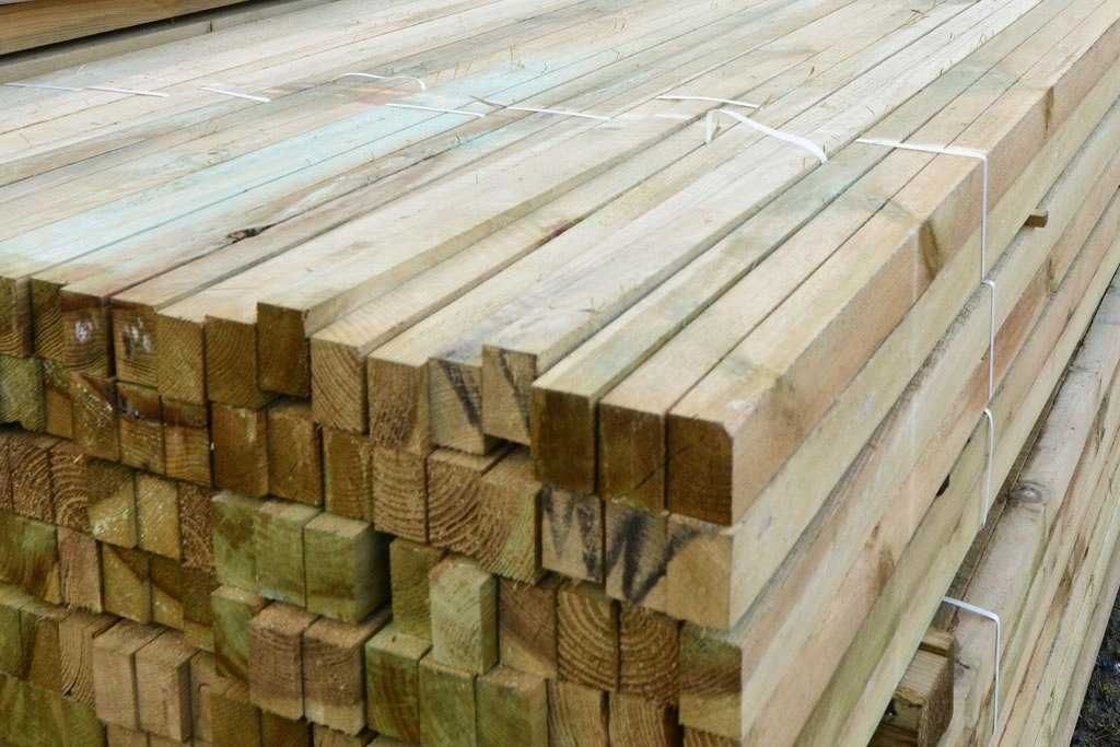 Łaty drewniane świerkowe 6x4cm impregnowane łata dachowa SKŁAD DREWNA
