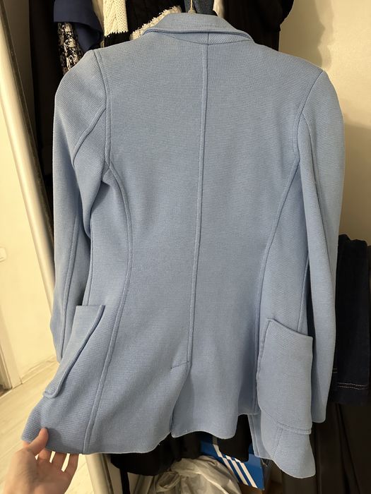 Піджак/жакет твідовий блакитний H&M