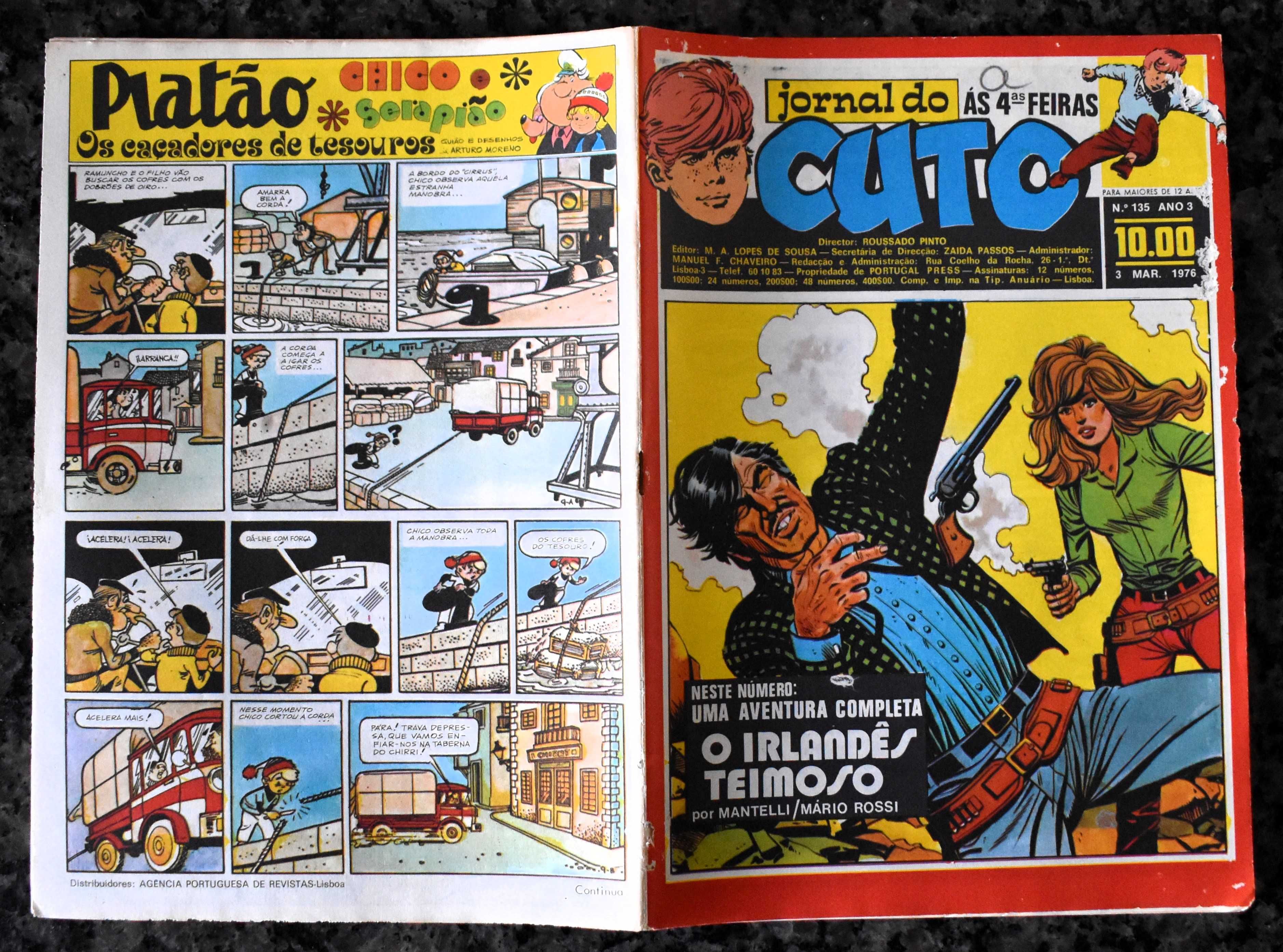 Lote 6 revistas "Jornal do Cuto" 3