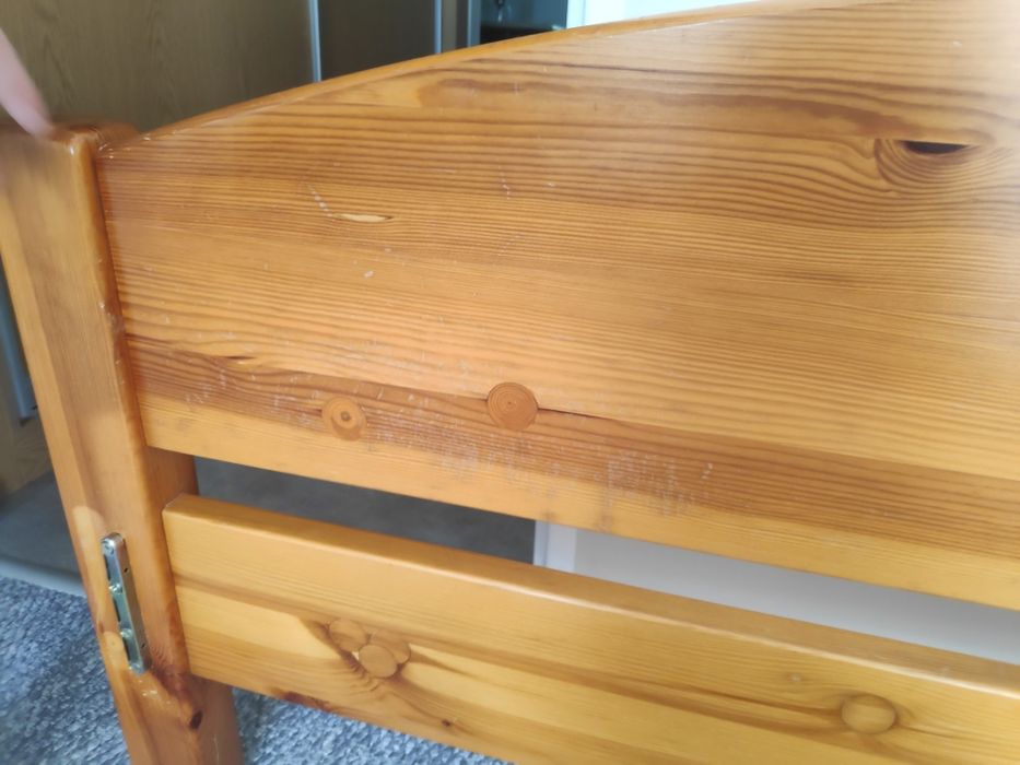 Rama łóżka sosnowa