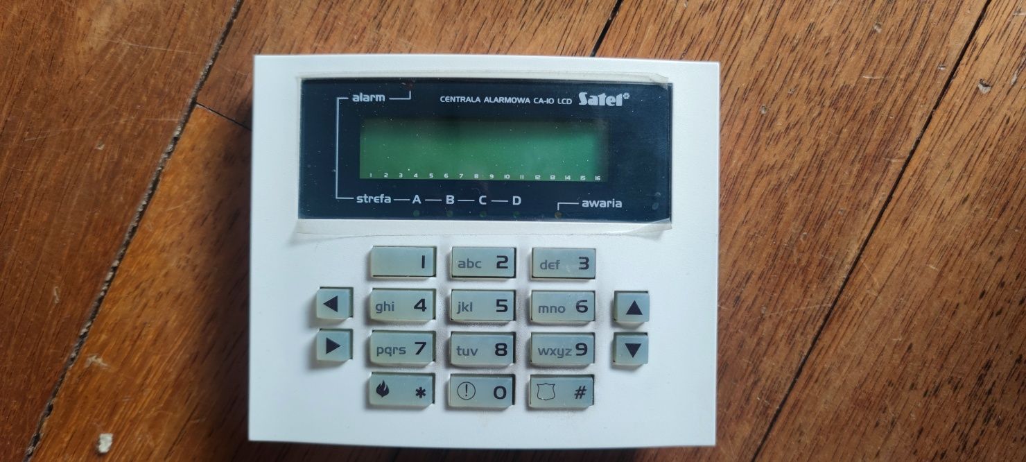 Części systemu SSWiN alarmowego Satel klawiatura płyta CA-10 plus