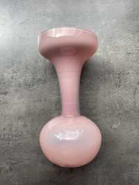 Huta Tarnowiec wazon świecznik świnkowy prl kolorowe szkło kolekcja