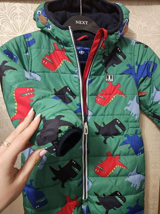 Комбінезон дитячий Next 3-4р на флісі осінь зима теплий бв