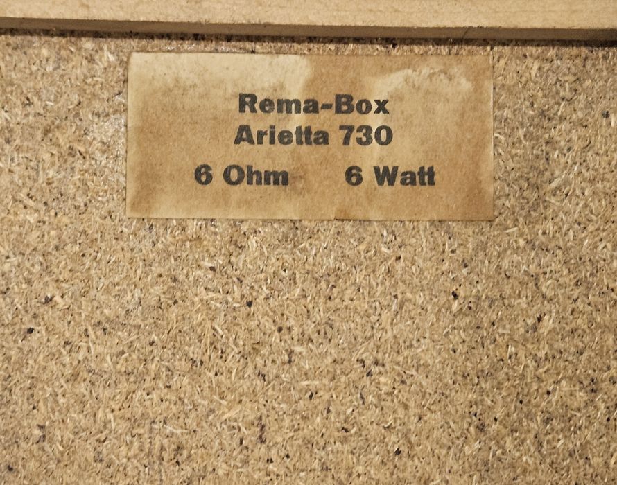 Kolumny 6 Ohm Rema Arietta 730 w bardzo dobrym stanie