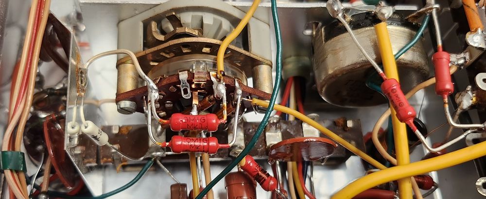 Stara elektronika moduł oscyloskop OKD 514A