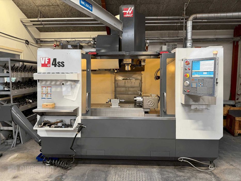 Frezarka HAAS VF-4SS, czwarta oś, 2012