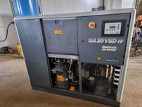 Sprężarka śrubowa ATLAS COPCO GA30VSD FF  z osuszaczem - Kompresor