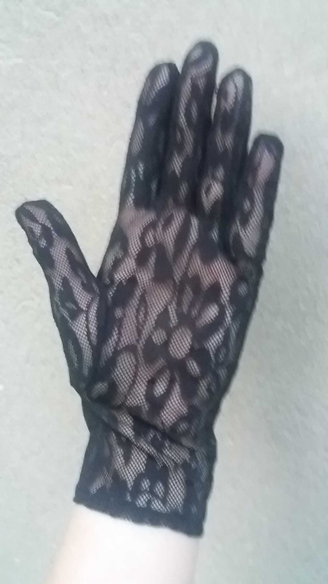 Rękawiczki retro czarne