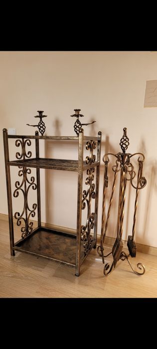 Дровниця камінний набір набор для камина дровница