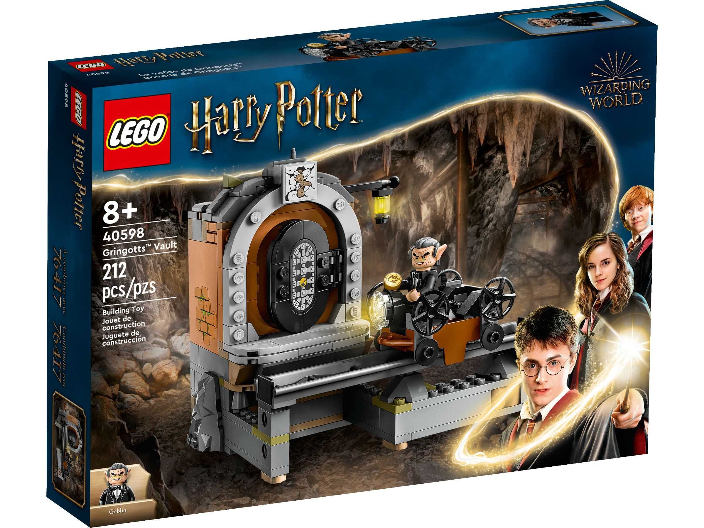 LEGO 40598 i 30651 Harry Potter - Skrytka w Banku Gringotta