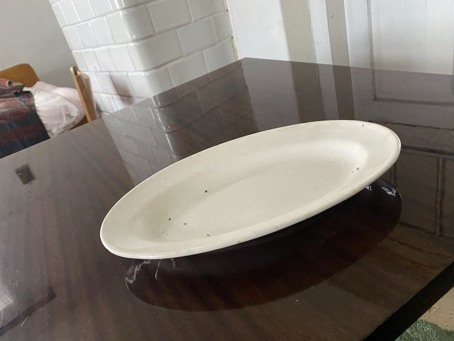 talerze prl talerzyki male glebokie kwiaty wzory