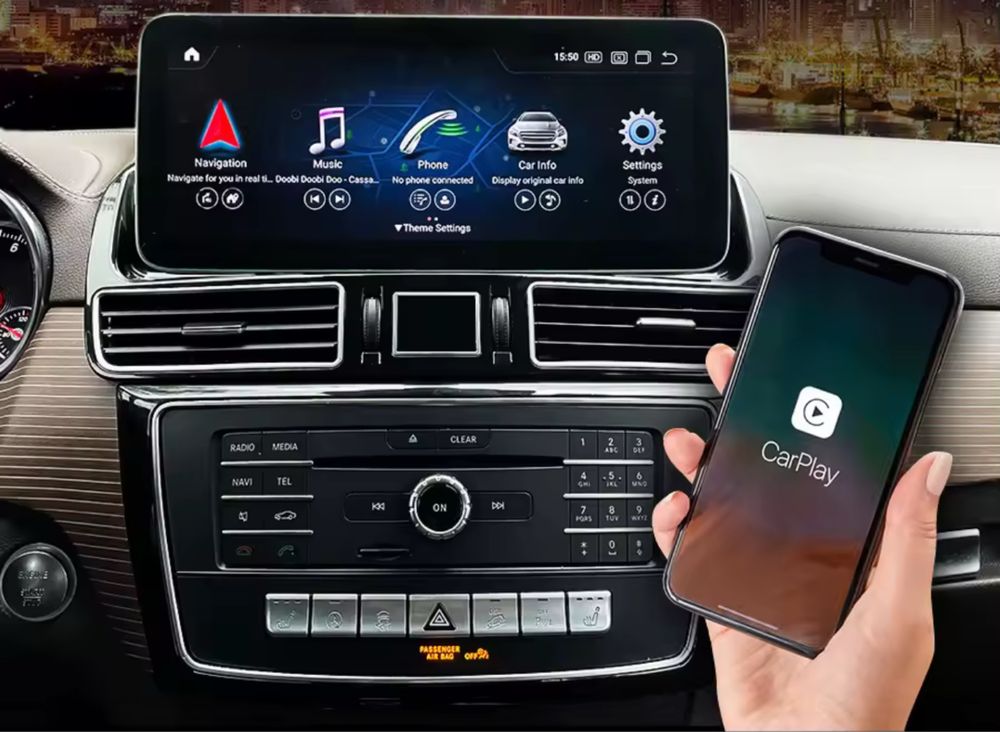 Магнітола Дисплей Mercedes-Benz ML GL GLS GLE W166 X166 CARPLAY